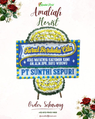 Papan Bunga Duka di Baturiti