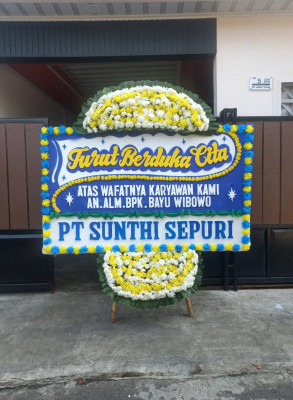 Papan Bunga Duka di Baturiti